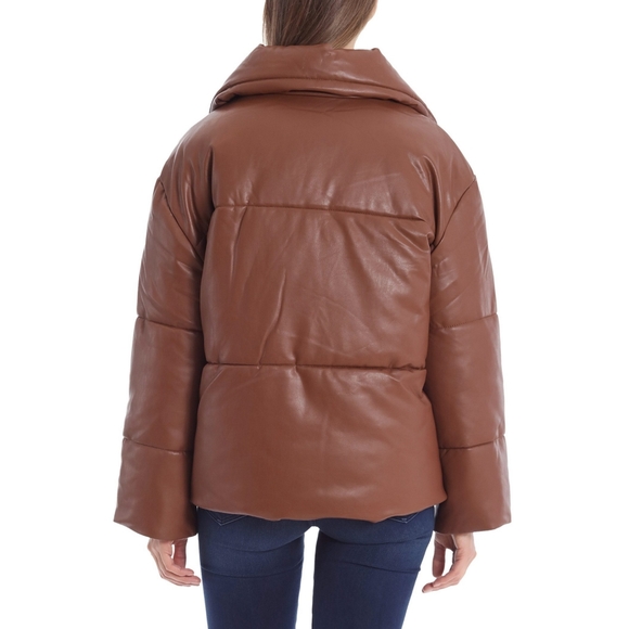 Avec les filles oversized faux leather puffer - Picture 2 of 2